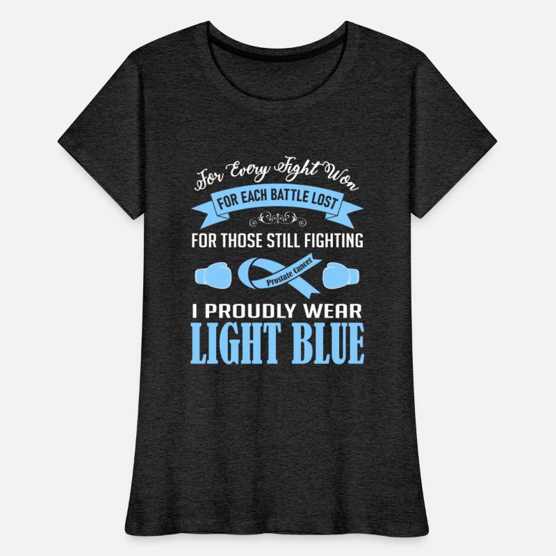 I Proudly Wear Light Blue Prostate Cancer