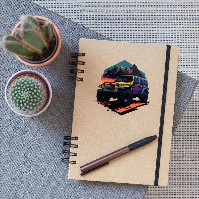 illustration 4x4 offroad vehicle