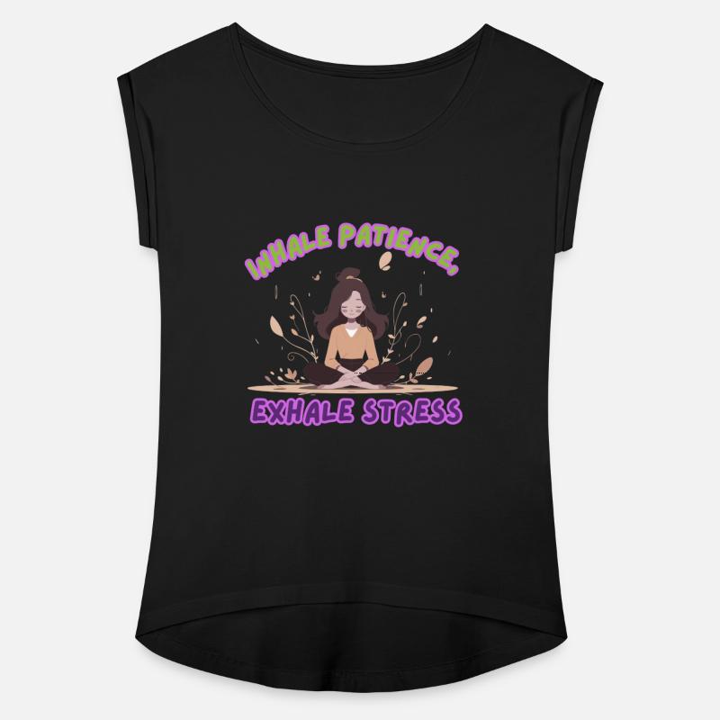 Inhale Patience – Exhale Stress Yoga Quote