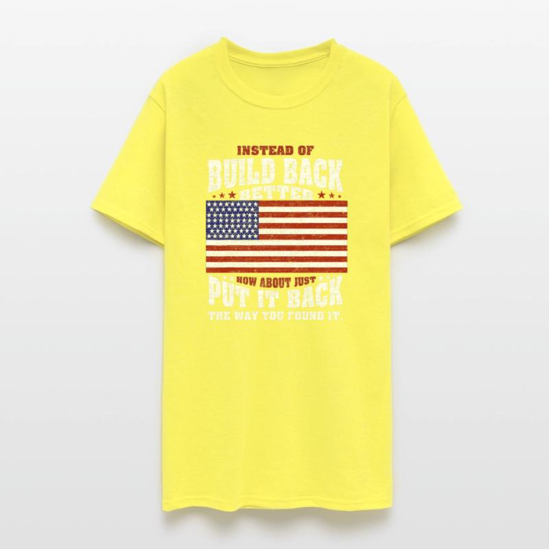 Instead Of Build Back Better How About Just Put It