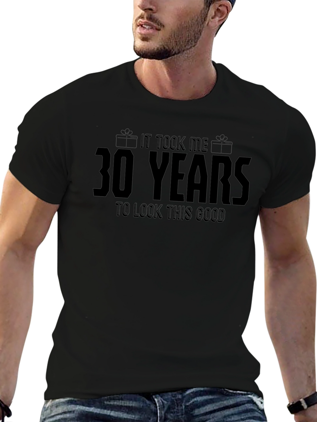 30 Years Look This Good Black T-Shirt