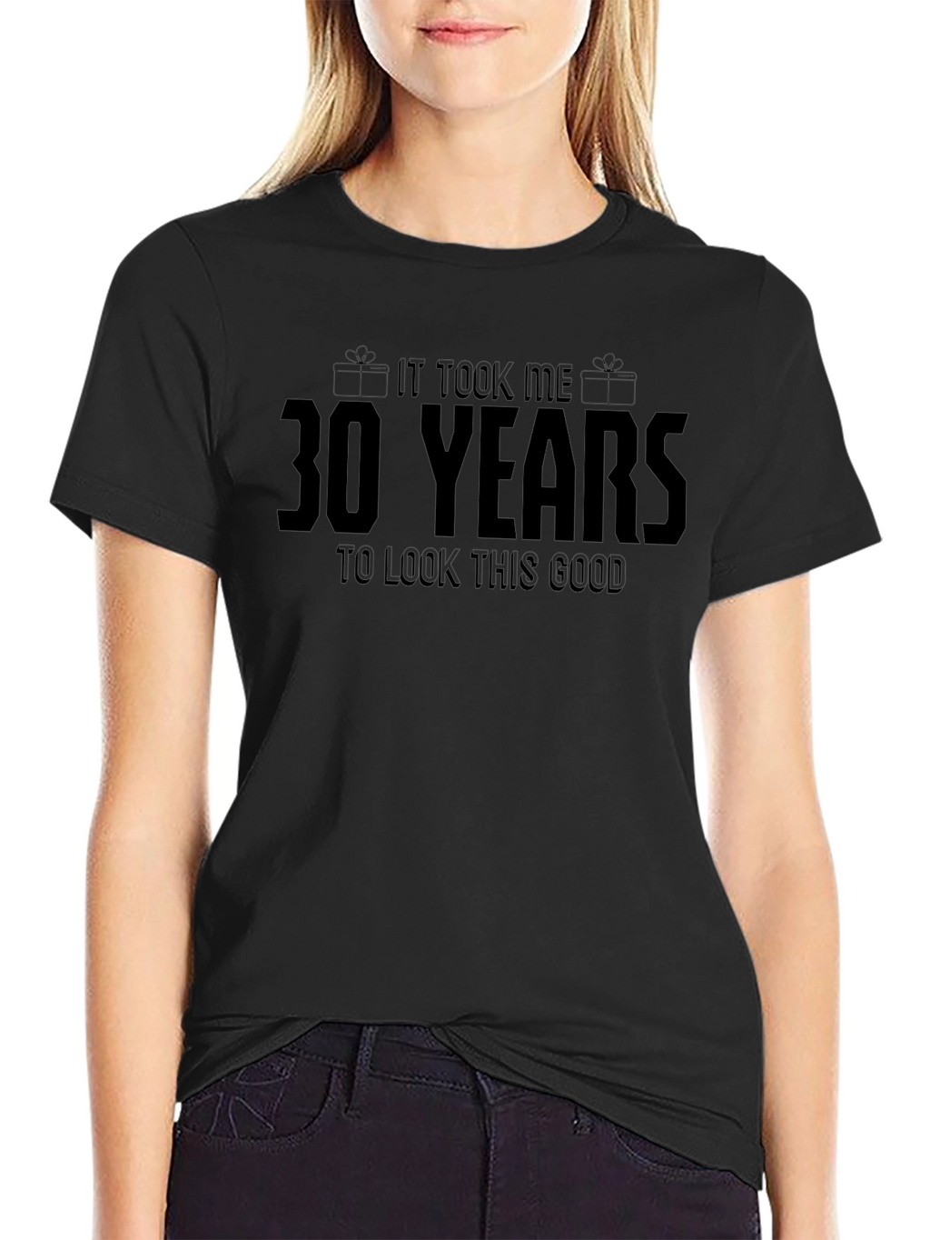 30 Years Look This Good Black T-Shirt