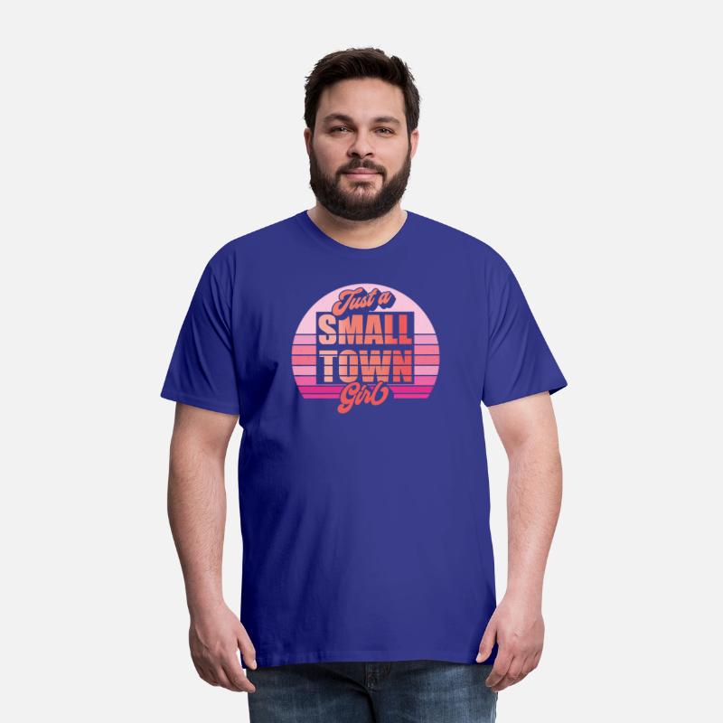 Just A Small Town Girl Pink Vintage Apparel