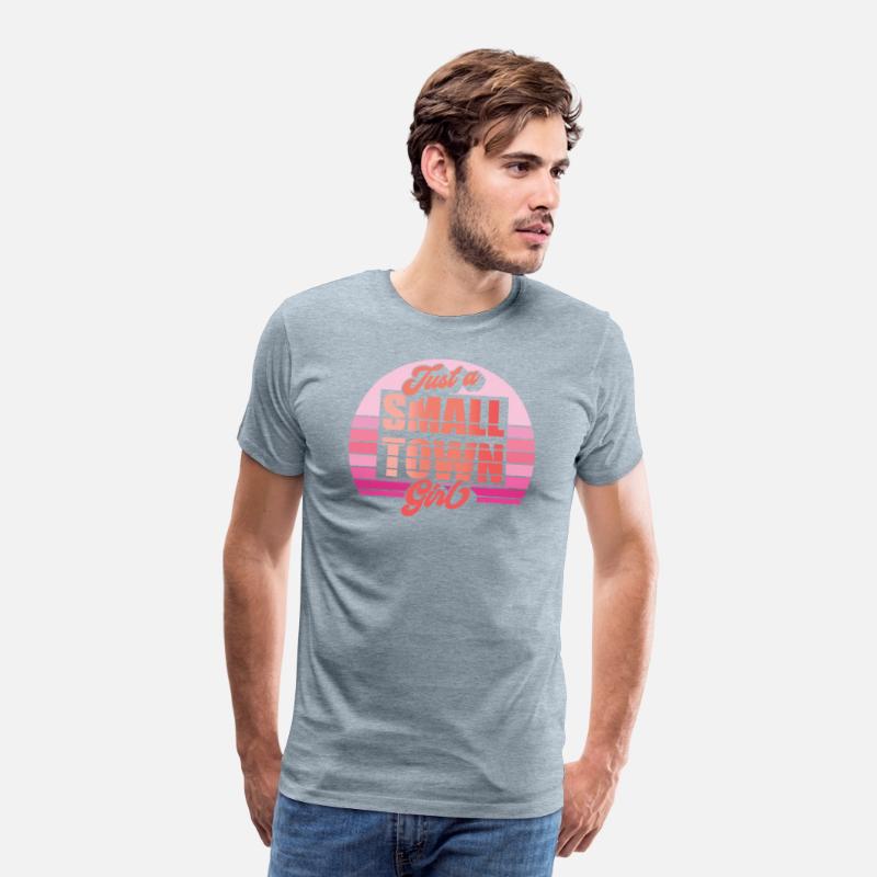 Just A Small Town Girl Pink Vintage Apparel