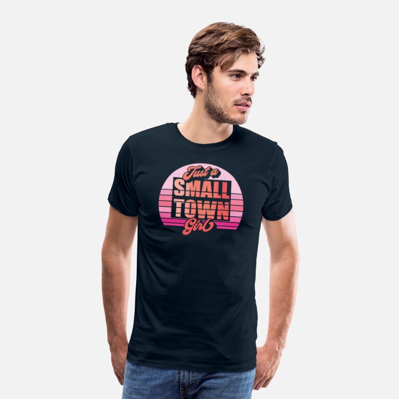 Just A Small Town Girl Pink Vintage Apparel