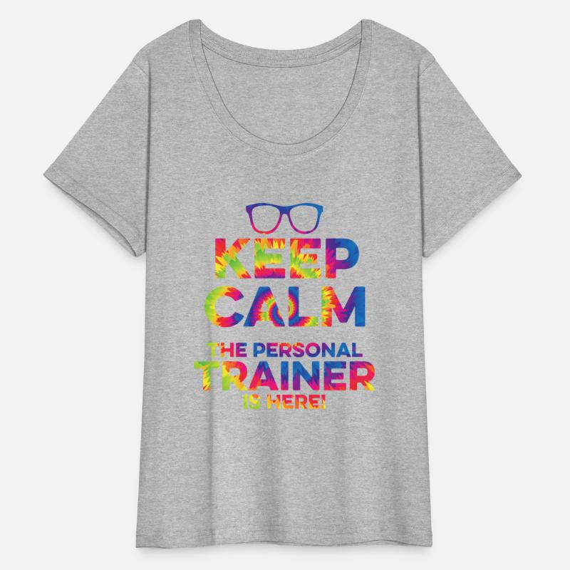 Keep Calm The Personal Trainer Tie Dye Fitness Gym