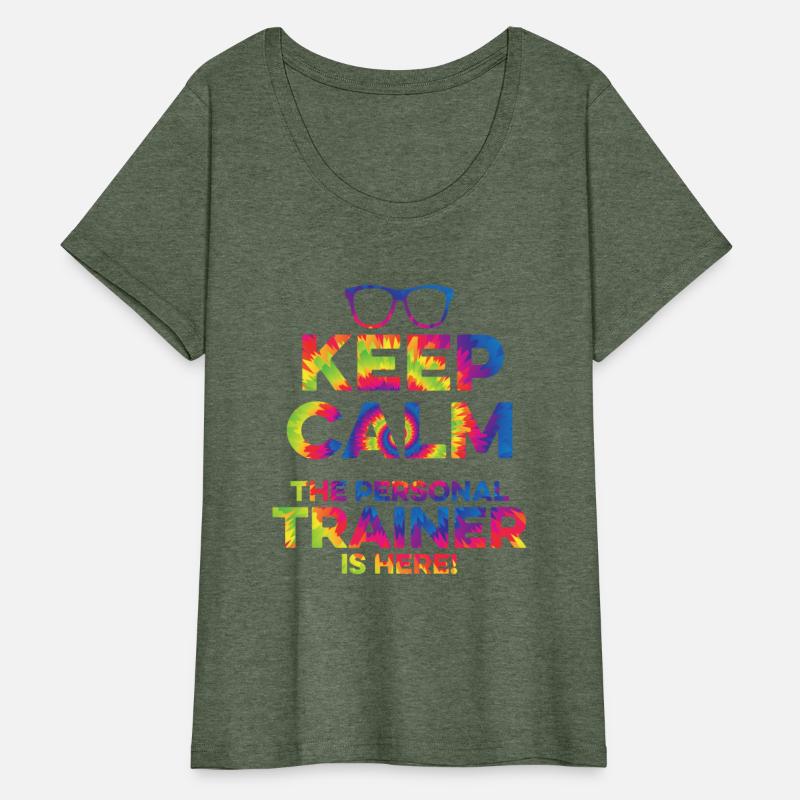 Keep Calm The Personal Trainer Tie Dye Fitness Gym
