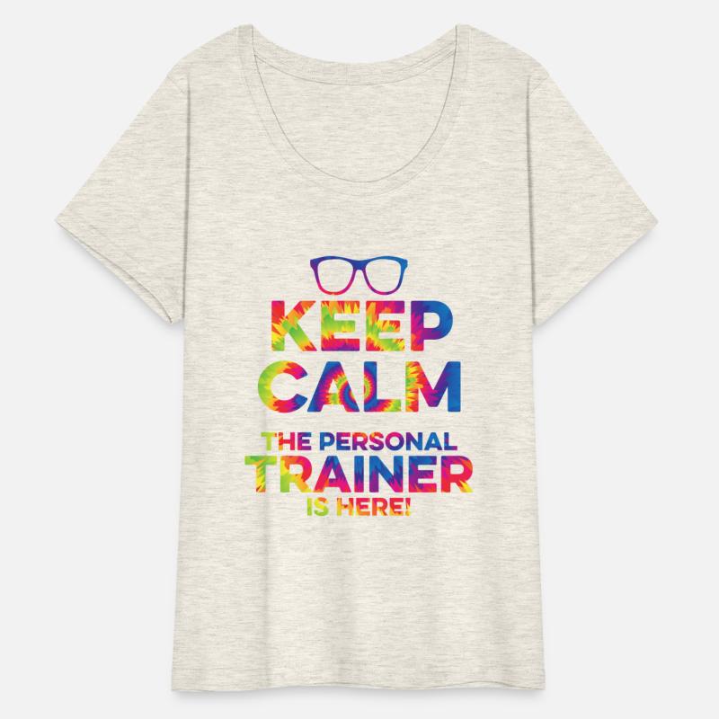 Keep Calm The Personal Trainer Tie Dye Fitness Gym