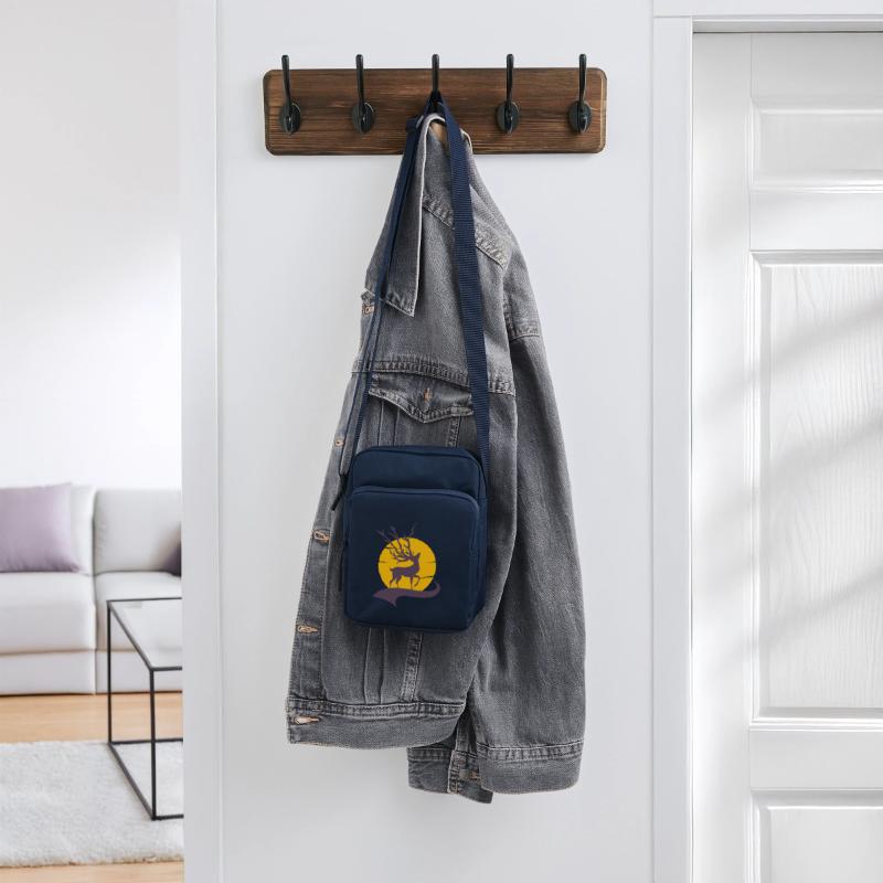 Kids T-Shirt Graceful Stag Yellow Sun Design