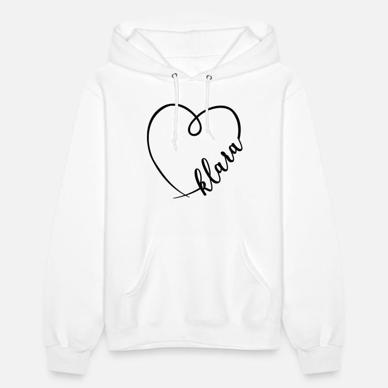 Klara Name Heart Calligraphy