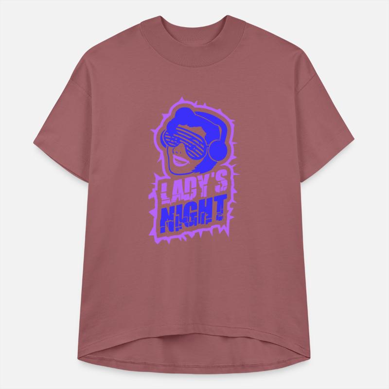 Ladys Night Retro DJ Woman Girls Ladies Evening