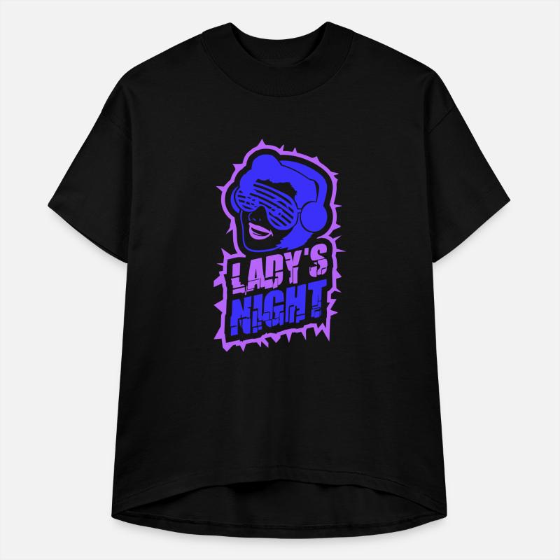 Ladys Night Retro DJ Woman Girls Ladies Evening