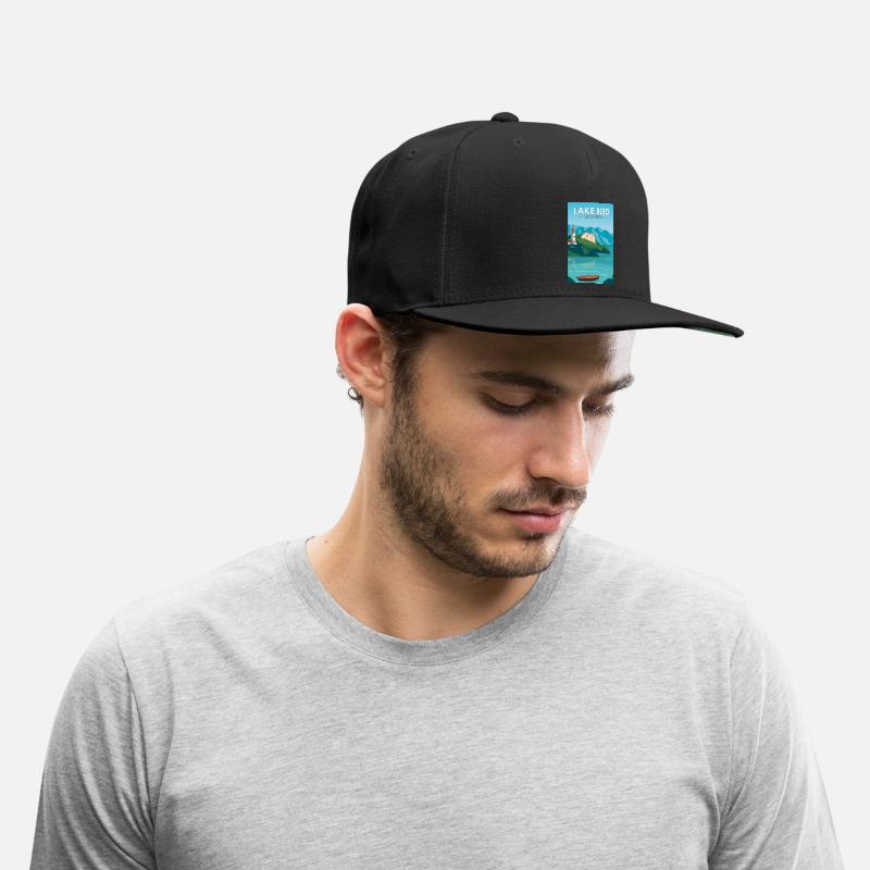 Lake Bled Slovenia Travel Retro Travel Art Vintage