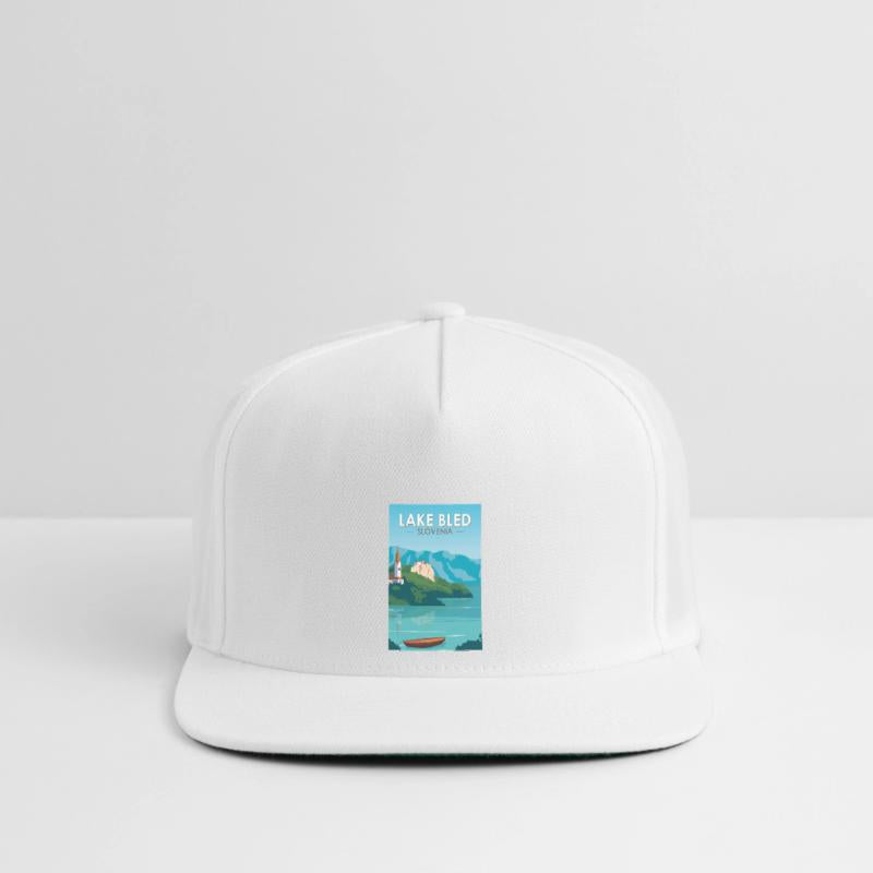 Lake Bled Slovenia Travel Retro Travel Art Vintage