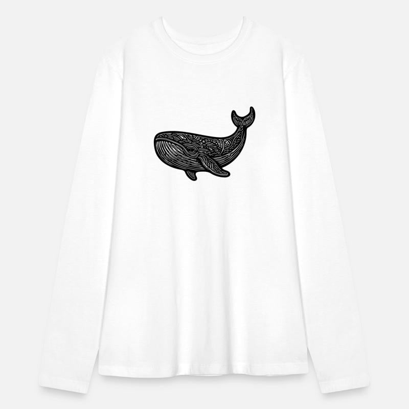 Large Swimming Whale Vintage Sea Animal