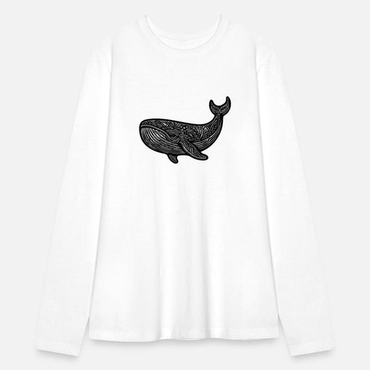 Large Swimming Whale Vintage Sea Animal