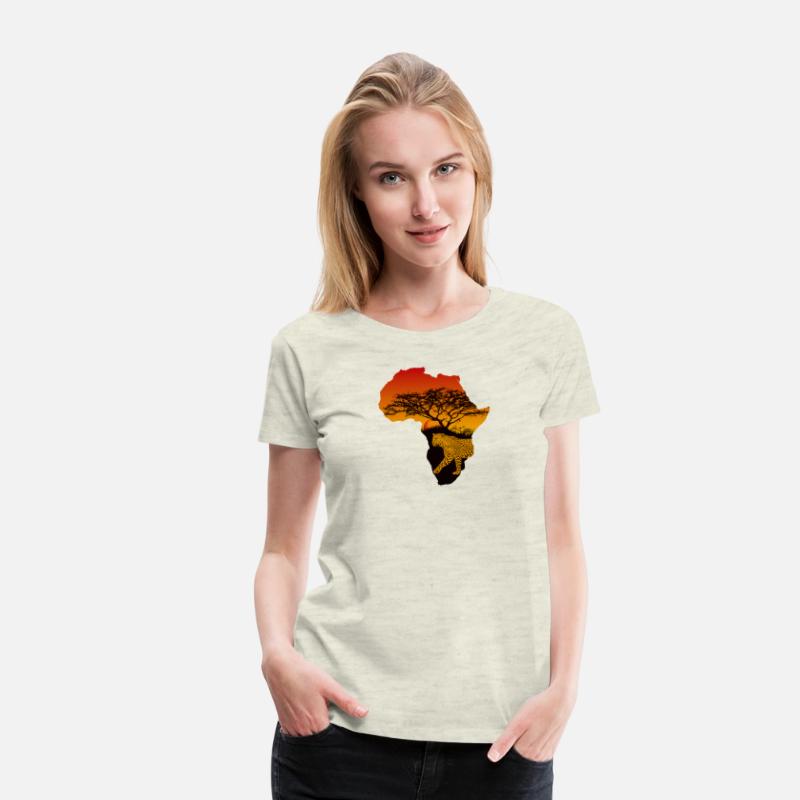 Leopard in Africa with Sunset