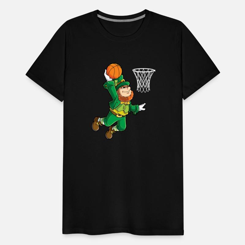 Leprechaun Basketball Dunk St Patricks Day Sports