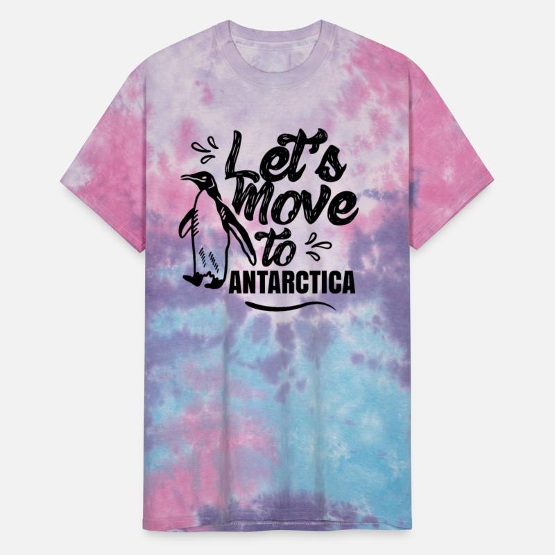 Let's Move To Antarctica South Pole Penguin Saying