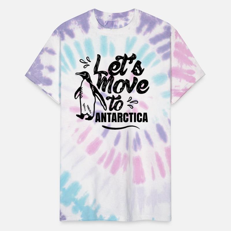 Let's Move To Antarctica South Pole Penguin Saying