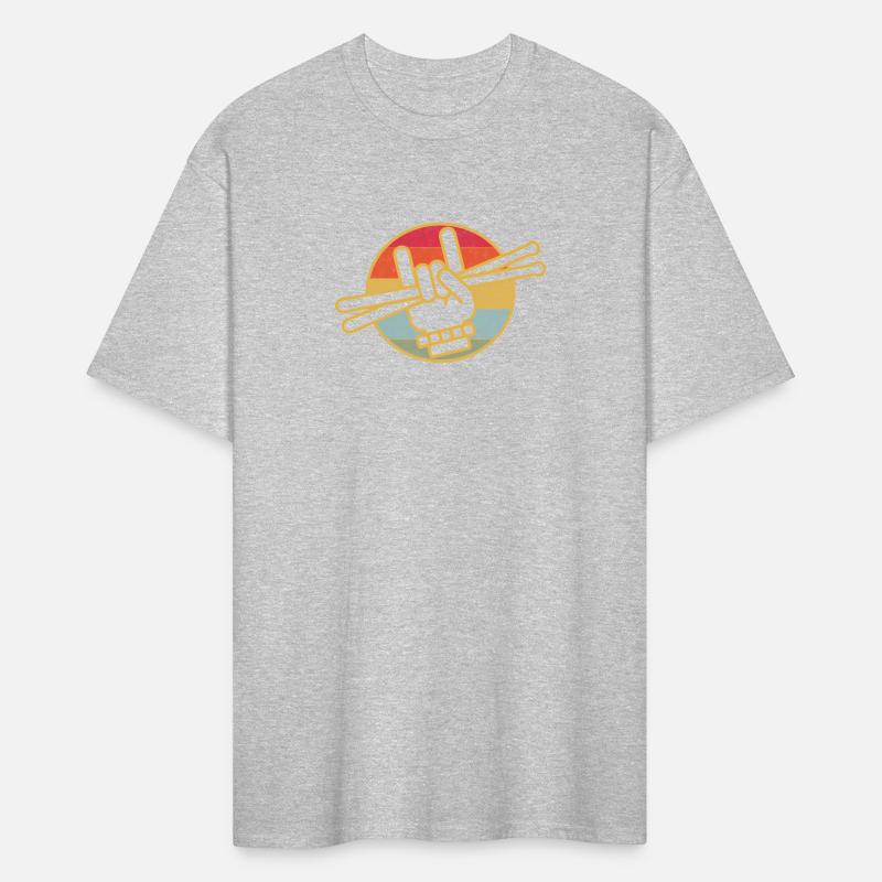 Let'S Rock - Rock Hand Sign With Drumstic -