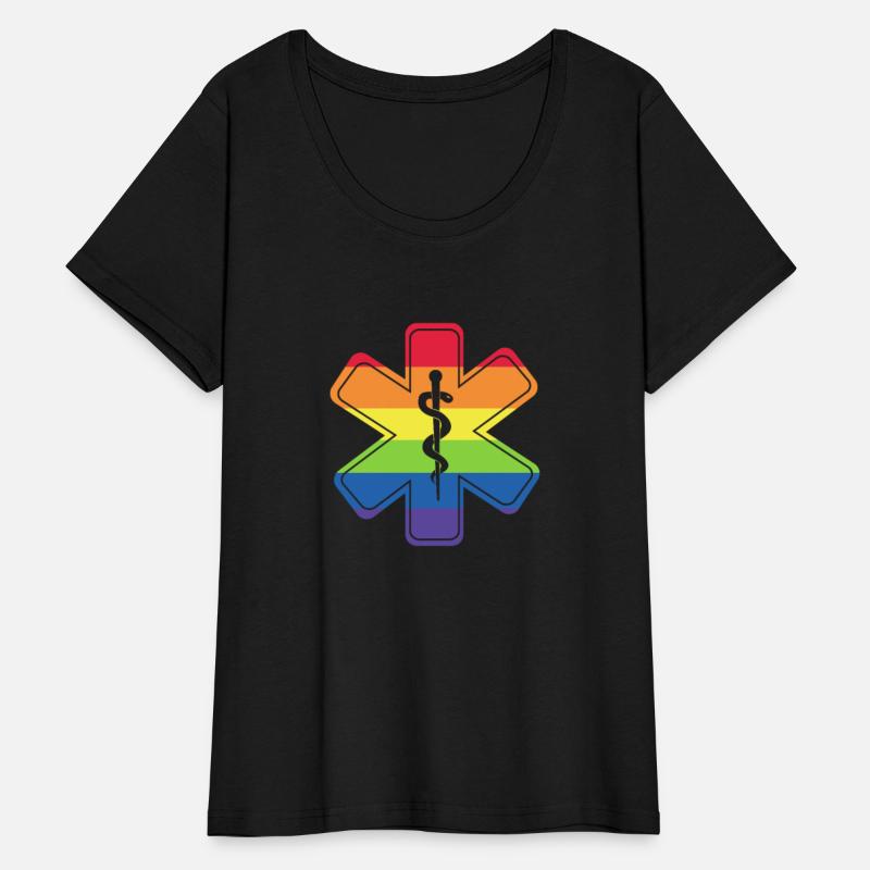LGBT Caduceus EMT Medical Symbol
