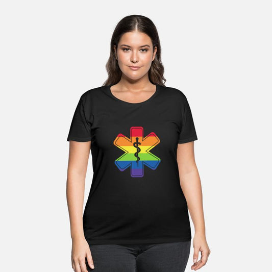 LGBT Caduceus EMT Medical Symbol