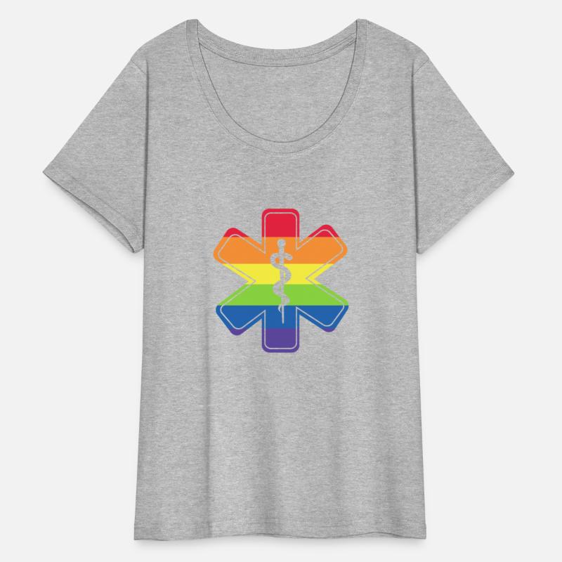 LGBT Caduceus EMT Medical Symbol