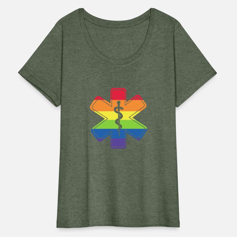 LGBT Caduceus EMT Medical Symbol