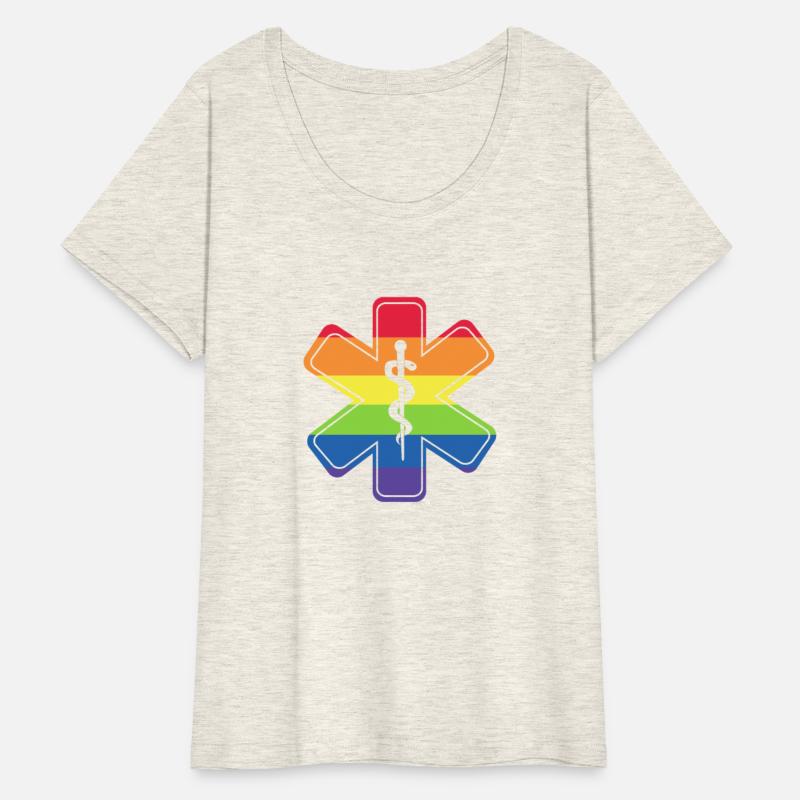 LGBT Caduceus EMT Medical Symbol