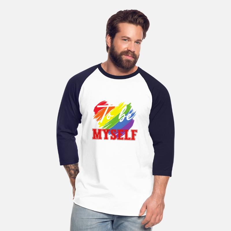 LGBT T-Shirt - I Want to Be Myself Funny Cute