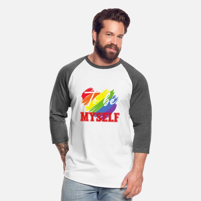 LGBT T-Shirt - I Want to Be Myself Funny Cute