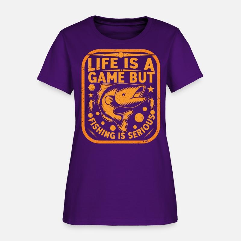 life is a game but fishing is serious T Shirt