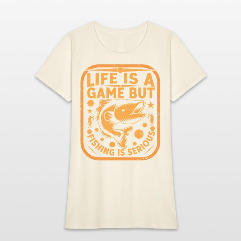 life is a game but fishing is serious T Shirt