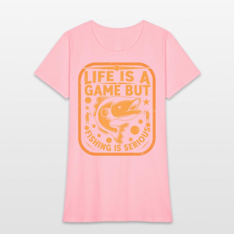 life is a game but fishing is serious T Shirt