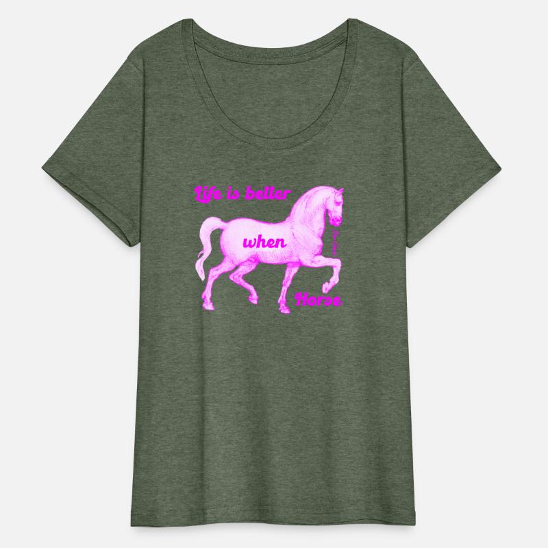Life is better when Horse (pink) - Da Vinci