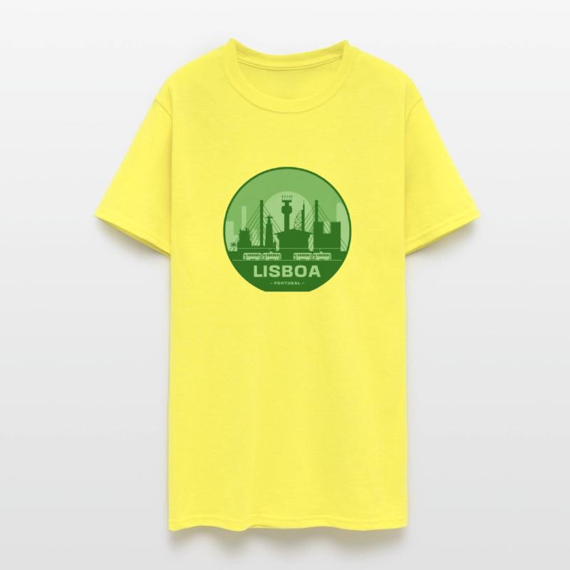 Lisboa Portugal Skyline Badge