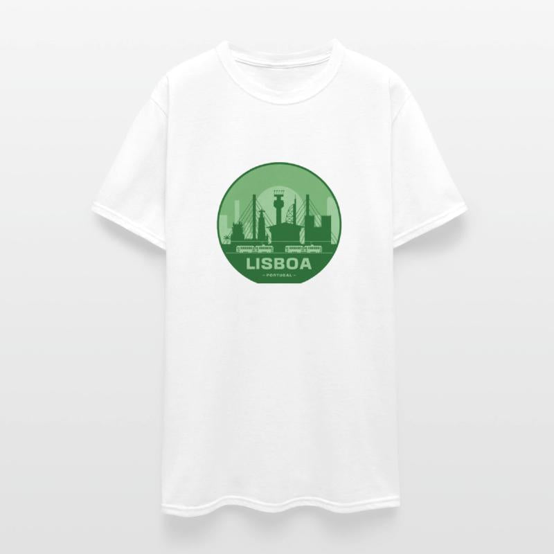 Lisboa Portugal Skyline Badge