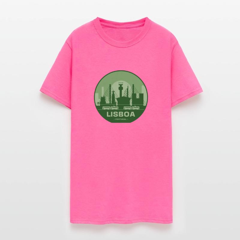 Lisboa Portugal Skyline Badge