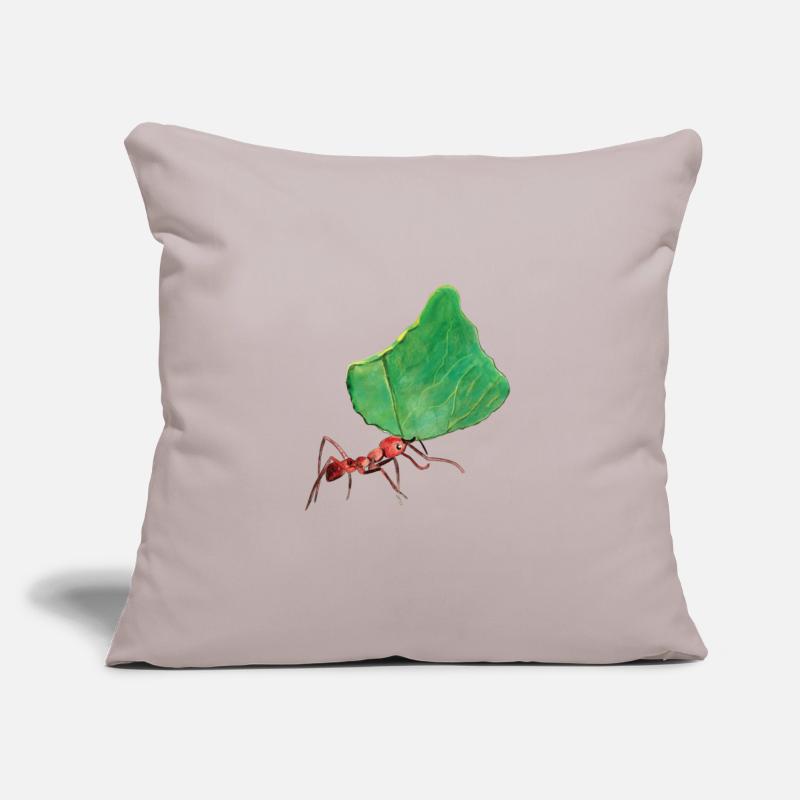 Little Ant Carrying a Big Leaf