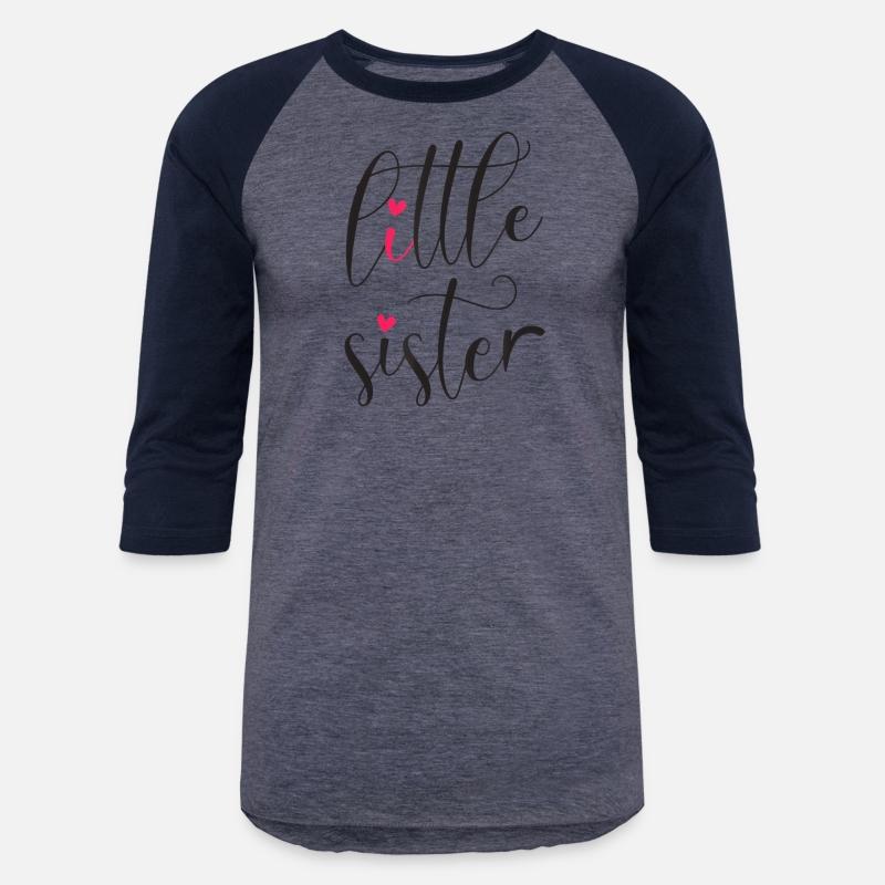 Little Sister Words With Cute Hearts T Shirt