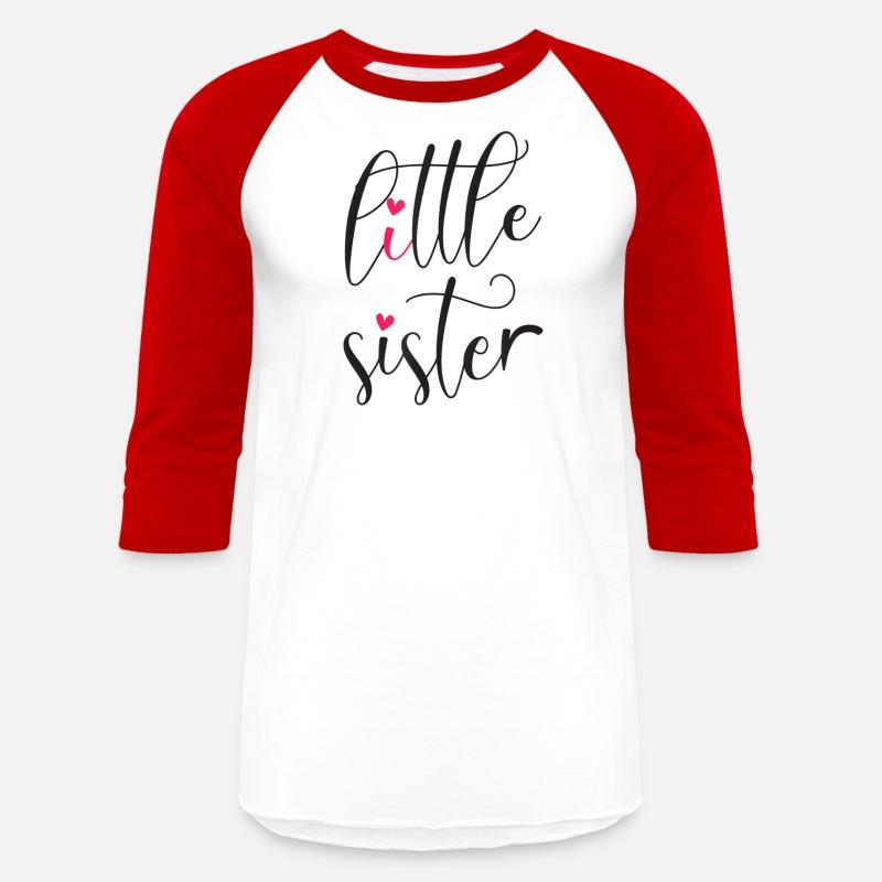 Little Sister Words With Cute Hearts T Shirt