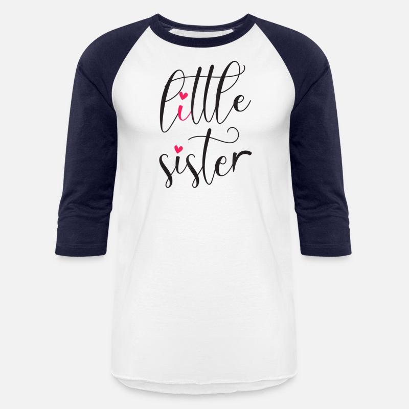 Little Sister Words With Cute Hearts T Shirt