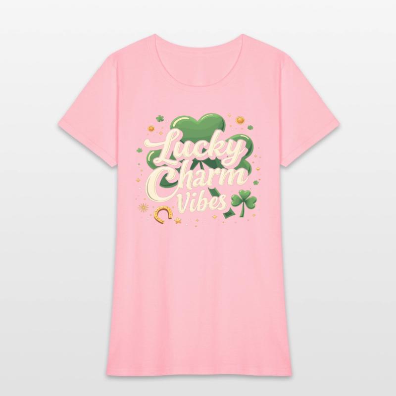 Lucky Charm Vibes Glücksklee Happiness Positive