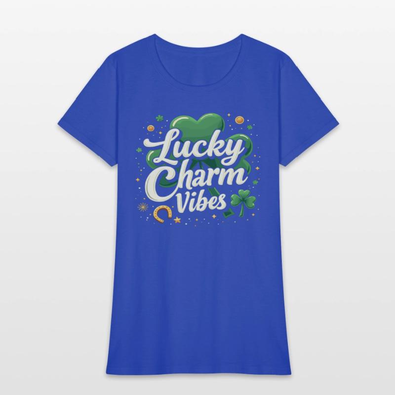 Lucky Charm Vibes Glücksklee Happiness Positive