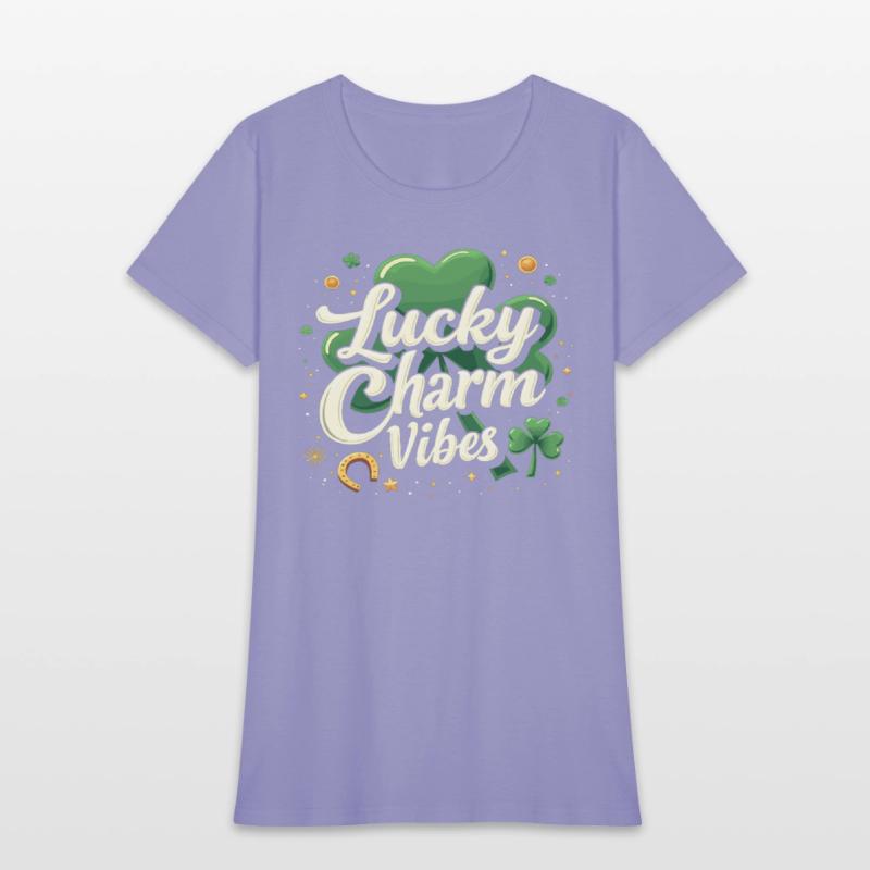 Lucky Charm Vibes Glücksklee Happiness Positive