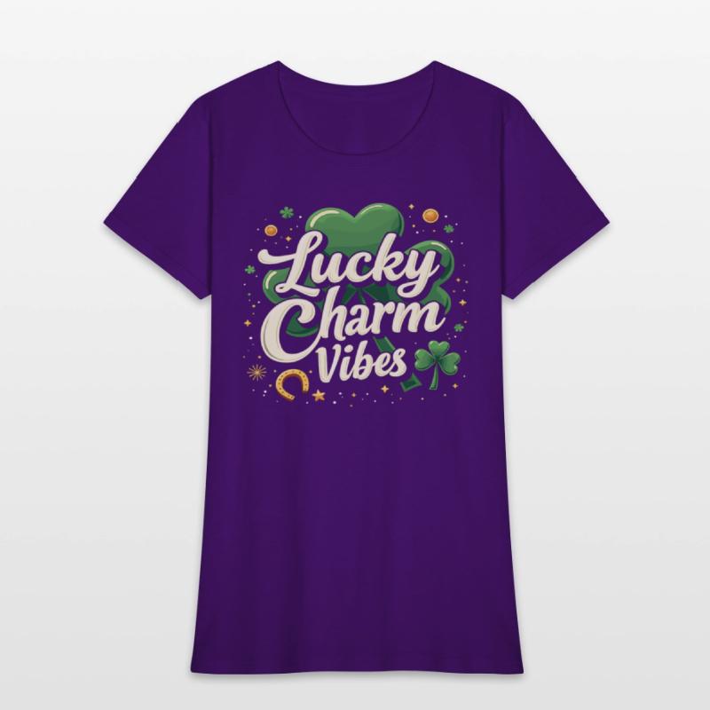 Lucky Charm Vibes Glücksklee Happiness Positive