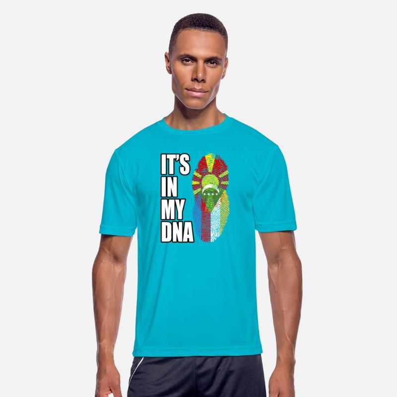 Macedonian And Comoran Mix Heritage DNA Flag