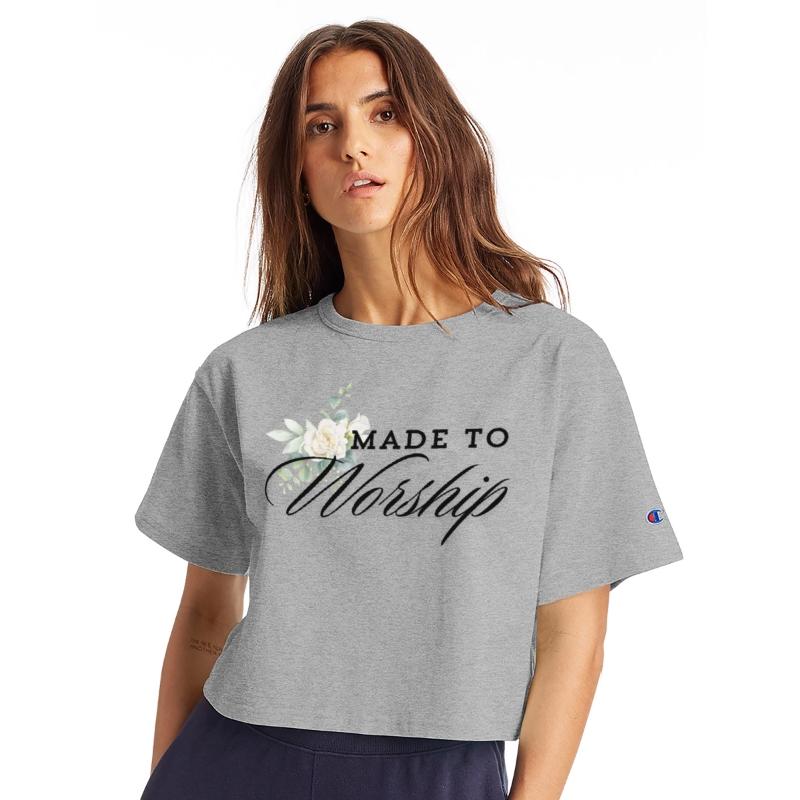 Made to Worship White Rose, Christian Quote