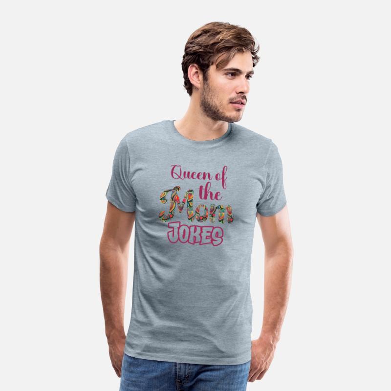 Majestic Mom Humor: Crowned Queen of Jokes Tee